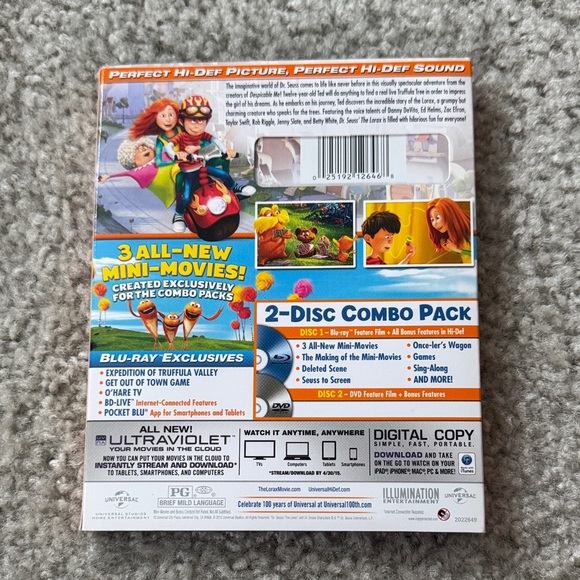 Dr. Seuss' The Lorax Blu-ray + DVD - Picture 2 of 3